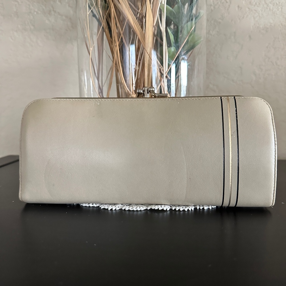 Vintage Baronet Leather Kisslock Wallet